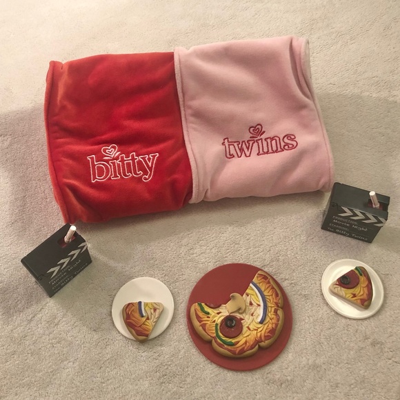 American Girl Bitty Twins Bitty Baby Movie Chair and Snack Set - Picture 2 of 6